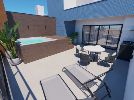 REF 186 - Ed. Salerno Garden 102 Alto Padrão